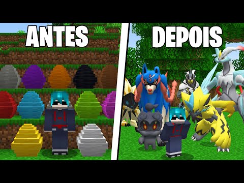 COMO EU CONSEGUI OS OVOS SECRETOS DO MINECRAFT PIXELMON