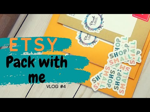 Orders Date 11/12/20 Etsy Orders Pack with me video - Relaxing and ASMR Vlog #4