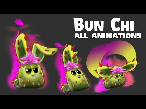 Bun Chi (Water Rabbit) All Animations | Plants vs Zombies 2 10.2.1