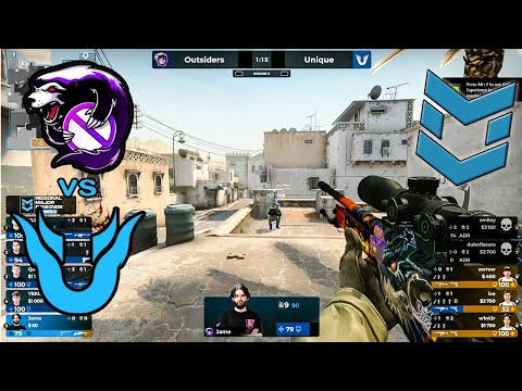 Outsiders vs Unique - HIGHLIGHTS | PGL Major Antwerp 2022 Europe RMR | Swiss Round | CSGO