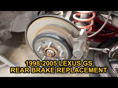 1998-2005 Lexus GS Rear Brake Pad and Rotor Replacement