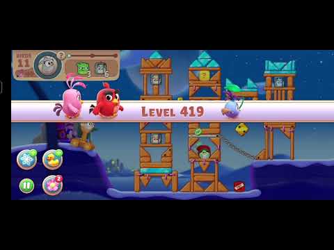 @AngryBirds How to cross Angrybird Starry Desert level 416 to 420 #30daychallenge #gameplay #83