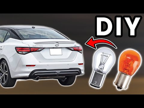 DIY 2020-2025 Nissan Sentra Tail Light Bulbs Replacement | Replace Sentra Rear Turn Signal bulbs