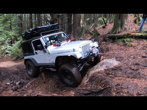 3 Jeep TJ's go for a rip up Eagle Mountain!!