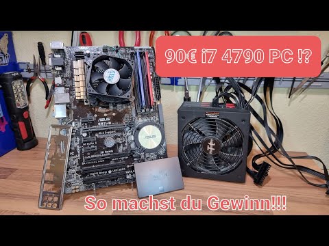 GELD VERDIENEN! | 90€ i7 4790 PC | So machst du Gewinn mit einem Computer | Hardware verkaufen