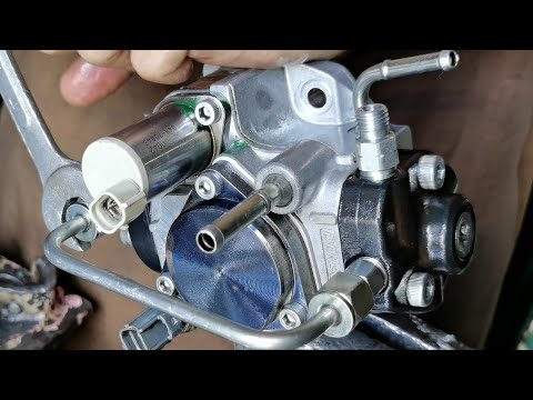 how to common rail fuel pump repair 2kd engine fuel pump