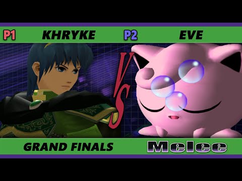 S@X 413 GRAND FINALS - eve (Jigglypuff) Vs. Khryke [L] (Marth) Smash Melee - SSBM