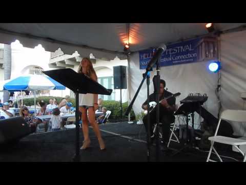 Athena Andreadis sings her second song at the 2016 San Juan Capistrano Greek Festival