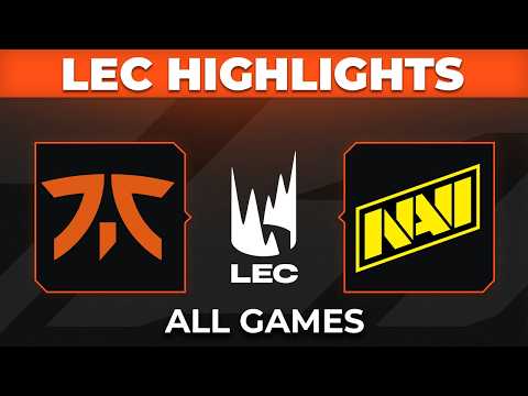 FNC vs NAVI Highlights ALL GAMES | LEC 2026 Playoffs | Fnatic vs Natus Vincere