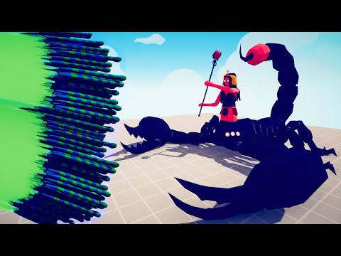 SCORPION QUEEN vs EVERY GOD - Totally Accurate Battle Simulator TABS
