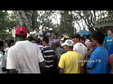 E assim começou a contagem de votos, na Praça Fausto Cardoso em Itabaiana,