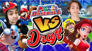 Drafting the Ultimate Mario Baseball Team! | The Chris & Tris Show
