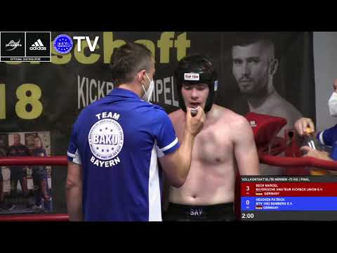 2.Einladungsturnier 2021 - Ringsport FC ELITE Herren -75kg Marcel Beck vs Patrick Heucken