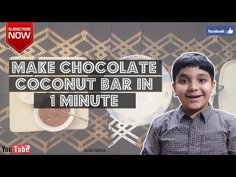 🍫🥥CHOCOLATE COCONUT BAR🥥🍫