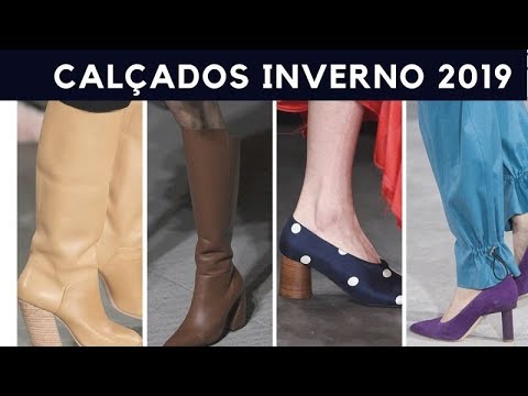 TENDÊNCIAS EM CALÇADOS INVERNO 2019- BOTAS E SANDÁLIAS