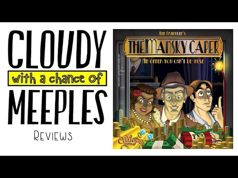 Mansky Caper Review - Cloudy with a Chance of Meeples