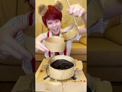 POT CONTAINING CARDBOARD FROGS！#asmr