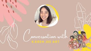 Journey to becoming an artist | Q&A with an illustrator 🎨 | Conversation with Karen Jee Art