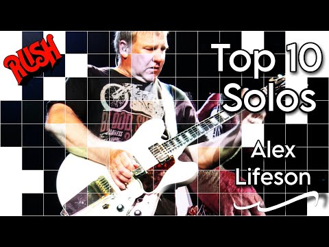 Top 10 Solos - Alex Lifeson (Rush)