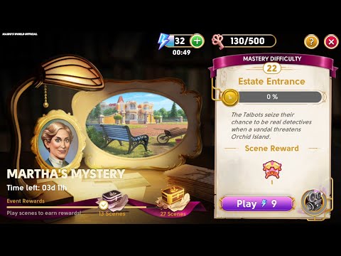 June's Journey Secrets 22r Scene 22 Estate Entrance Word Mode 4K ULTRA HD