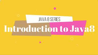 Download the video "Java8 series - Introduction to Java8 |Why Java8 |  JavaCoder"