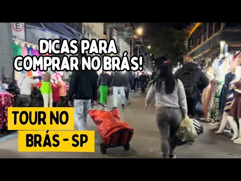 TOUR ANDANDO PELO BRÁS HOJE! As MELHORES DICAS da Feirinha da Madrugada em São Paulo