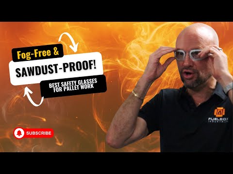 Slide 2 - Flex-Switch Shield Padded Safety Glasses – Temples + Strap – Clear (video)