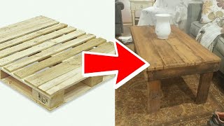 DIY Pallet Coffee Table