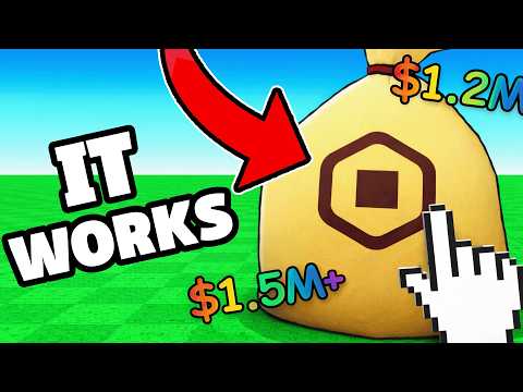 SONO DIVENTATO RICCO SU ROBLOX TOCCANDO QUI