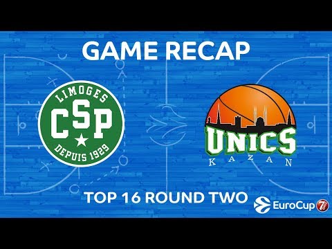 Highlights:  Limoges CSP - Unics Kazan