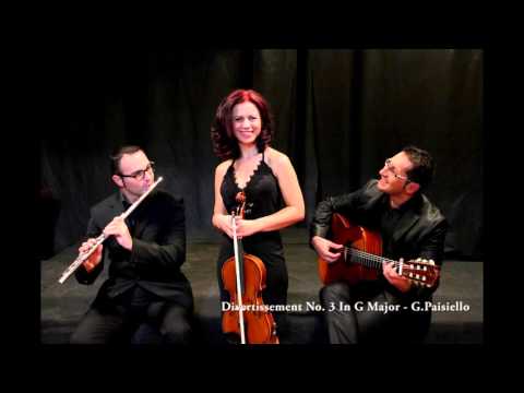 Trio Euphonia - Guitar, Viola, Flute Live recording (Rossini, Paisiello, Rota)