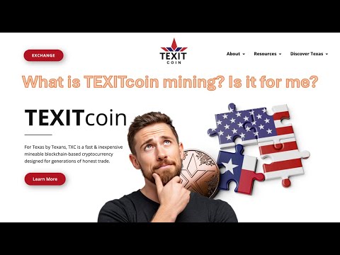 What is TEXIT coin mining? Is it for me?