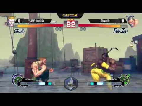 [EVO 2014 USFIV] VS EMP NuckleDu (Guile) vs Blaqskillz (Dee Jay)