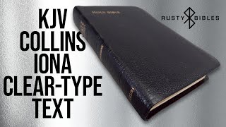 The Collins Iona Clear-Type Text KJV Illustrated Bible Is A Long-Standing Favorite! Leather Readers