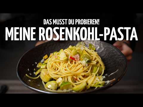 Du magst keinen Rosenkohl?! Dann probiere meine Rosenkohl-Pasta!