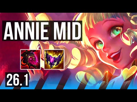 ANNIE vs AKALI (MID) | KR Grandmaster | 26.1