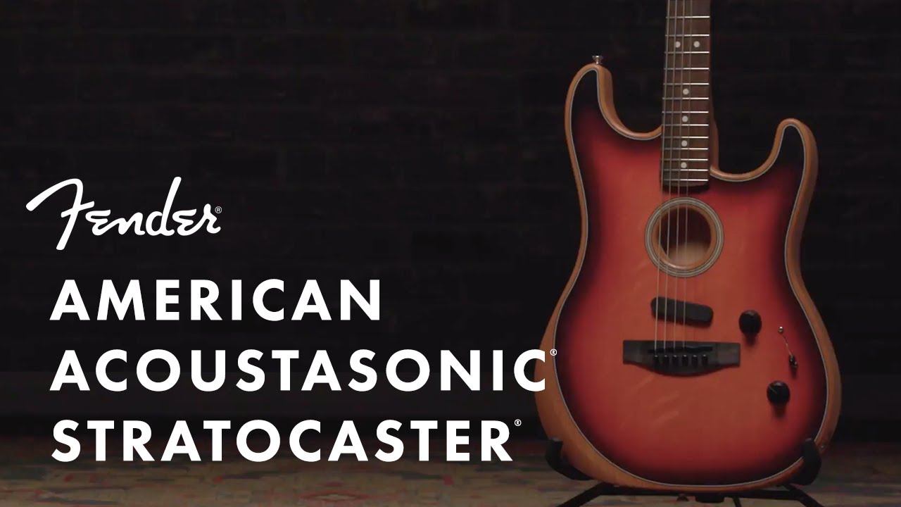 American Acoustasonic® Stratocaster® | Acoustasonic Guitars