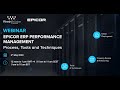 Epicor ERP Performance Management – Approach, Tools and Techniques