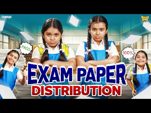 Exam Paper Distribution 🏫📚📝 || @rowdybabytamil  || Tamada Media