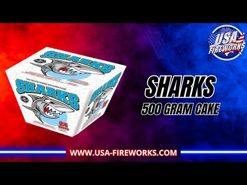 Sharks | USA Fireworks 🦈 Unleash a Ferocious Firework Frenzy!