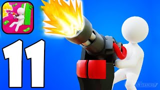 Base Defense! - Gameplay  Walkthrough Base Level 11 Defeat Zombie Bosses (Android,iOS)