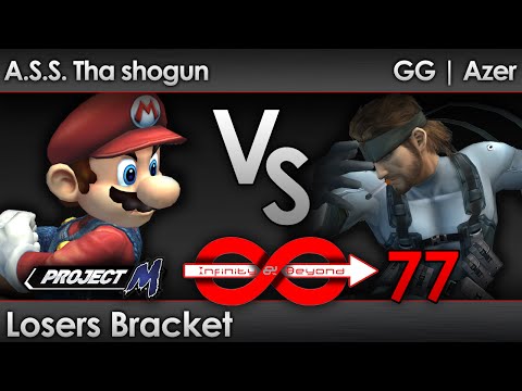 IaB! 77 PM - A.S.S. Tha shogun (Mario, Samus) vs GG | Azer (Snake) - Losers Bracket