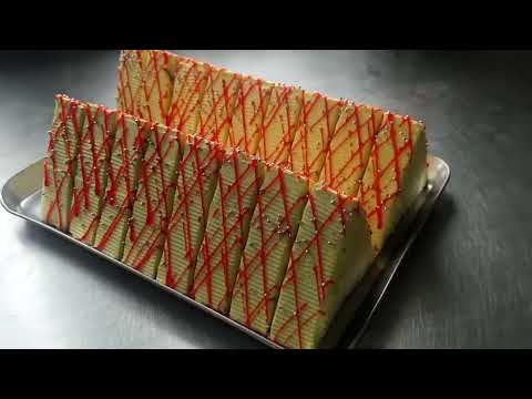 Pyramid cake🍰/Bakery style 👌/piece cake