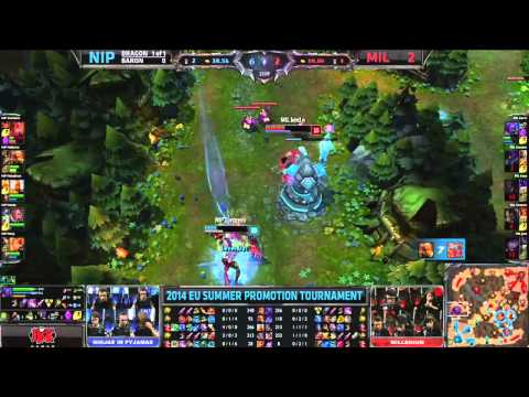 MIL vs NiP   Match 4   EU Summer Promotion Qualifier   Team Millenium vs Ninjas In Pyjamas VOD