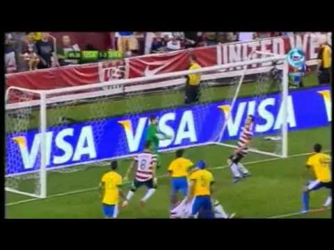 Oguchi Onyewu Header USA vs Brazil 1-3 All Goals and Full Match Highlights 30/5/2012