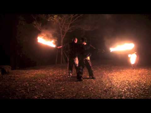 Fire sword fight by SoySoy