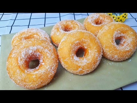 Không cần khuôn - Cách làm bánh DONUT tròn xoe thơm ngon