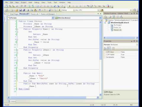 Visual Basic Tutorial 2008 Overloading Www Video Tutorials Net