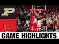 #3 Purdue vs Maryland | 2023 College Basketball Highlights