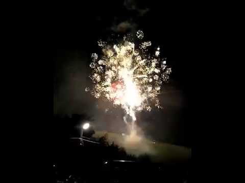 Artificiile de la festivalul Harbuzului Lunca 2014.